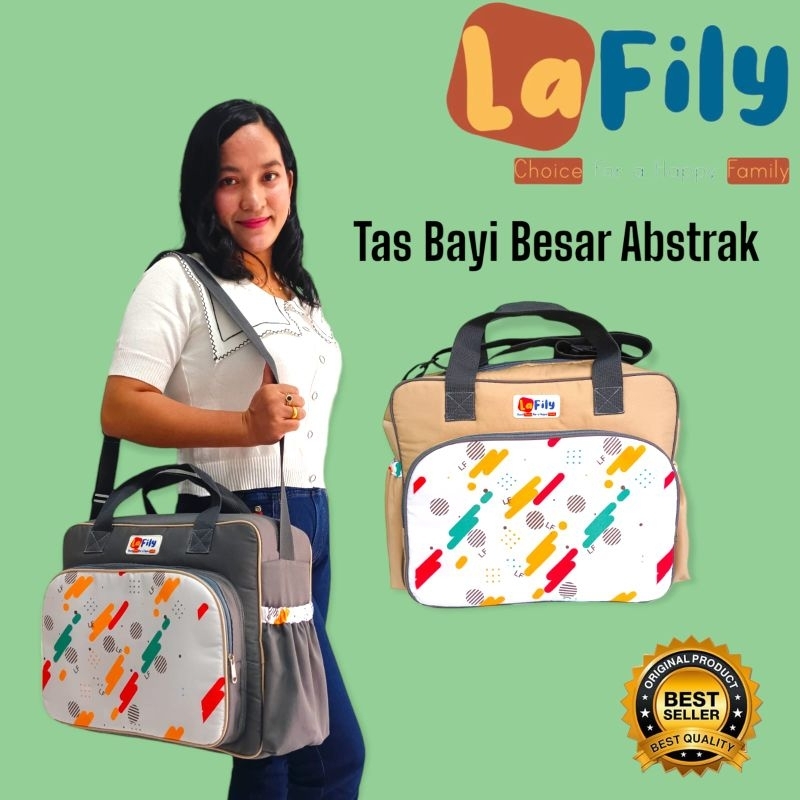 Lafily Tas Bayi Besar Abstrak Series