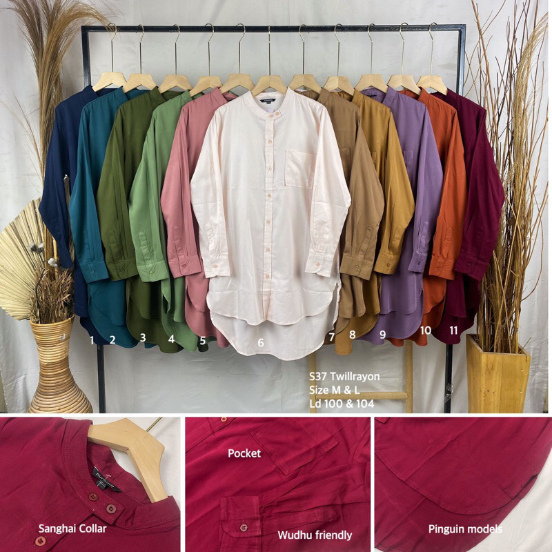 Tunik nurama/tunik rayon/tunik twill rayon/P06