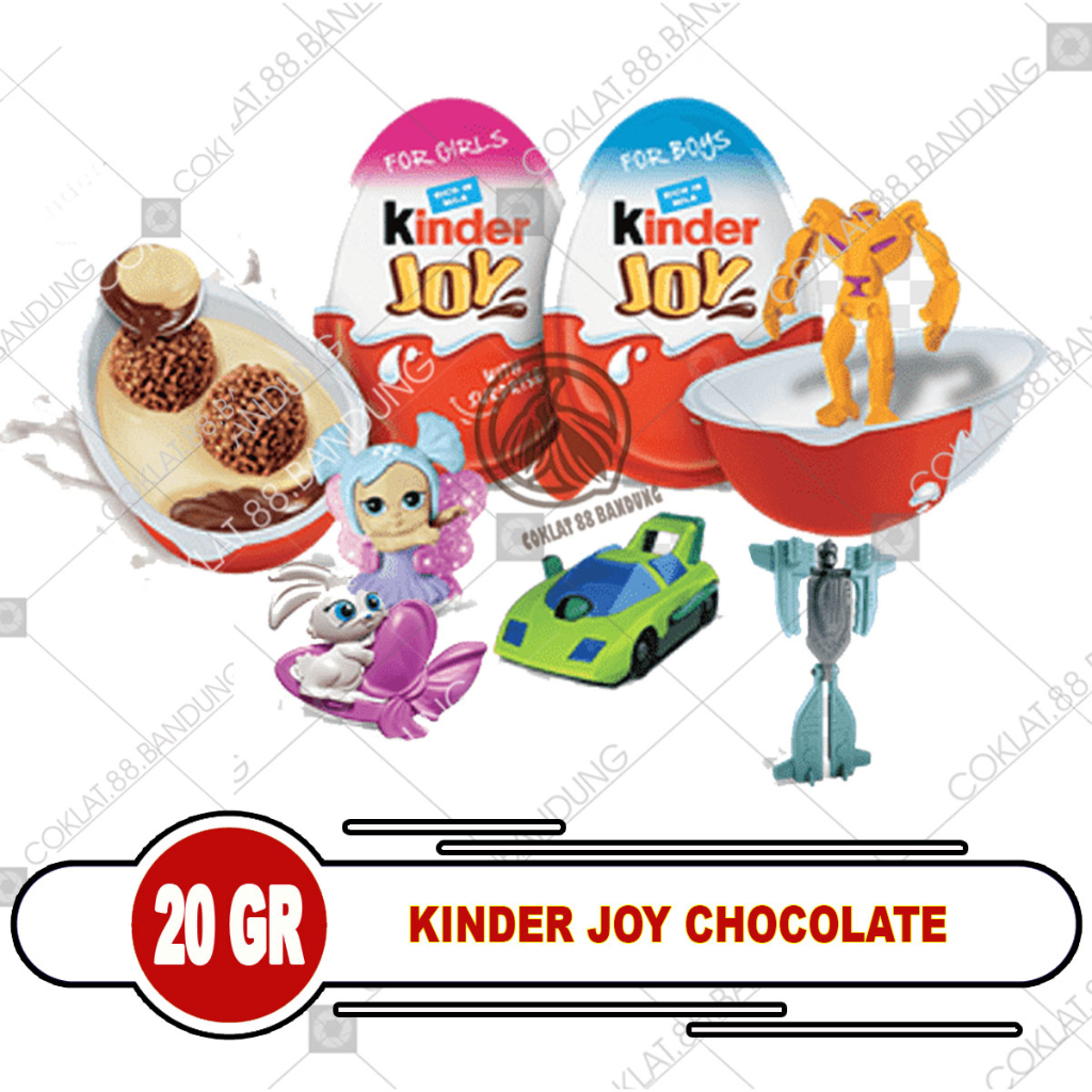 

KINDER JOY BOY GIRLS 20gr, FERRERO KINDER JOY GIRL CREAMY 20 GRAM NATOONS