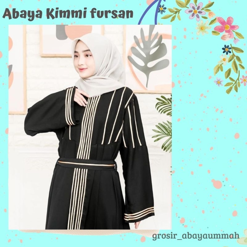 Terbaru abaya fursan abaya elegant ABAYA KIMMI FURSAN GOLD abaya saudy