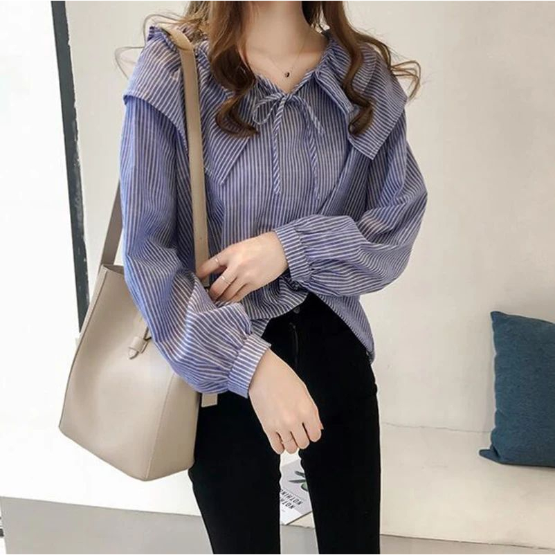 BLOUSE WANITA FILIO KATUN SALUR LD 102 PT 54 PB 65 CM UKURAN L LD 110 PB 70 PT 55 UKURAN XL BLOUSE OVERSIZE // KEMEJA WANITA OVERSIZE // ATASAN WANITA KOREAN STYLE BLOUSE WANITA TERBARU 2023 KEKINIAN