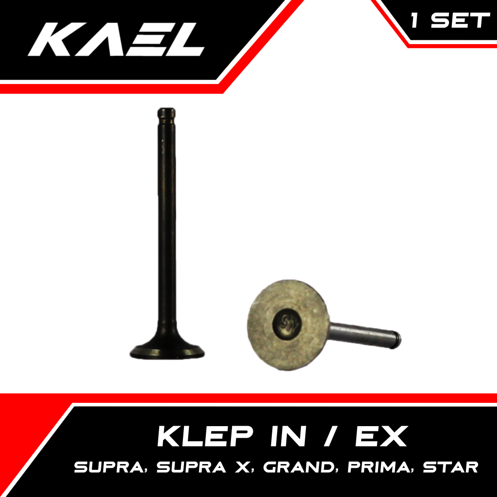 Klep In Ex Set Grand &amp; Prima &amp; Star &amp; Supra &amp; Supra X Payung Valve