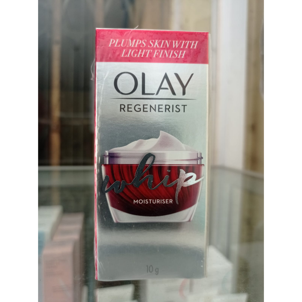 Olay Regenerist WHIP Day UV &amp; Night Cream Active Moisturizer Anti Aging Skincare 50g / 10gr - Krim Pelembab Regeneris DAy SPF 30 PA Night Cream / Krim Pagi Siang Malam