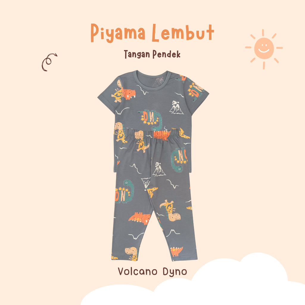 Piyama Anak Laki Laki Piyama Bayi Setelan Anak Cowok Baju Tidur Anak Usia 1-10 Tahun