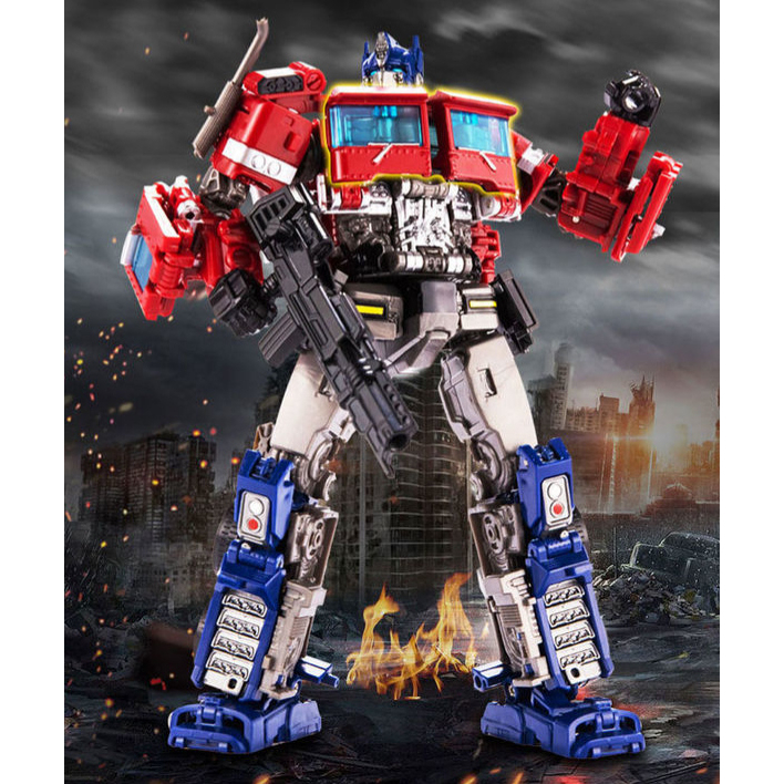 Robot Transformer Optimus Primer &amp; Bumbblebee mainan anak Figur