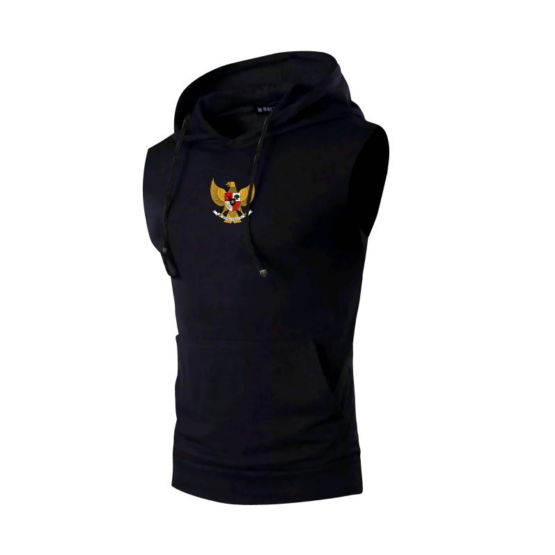 fbyoung rompi hoodie Garuda tanpa lengan