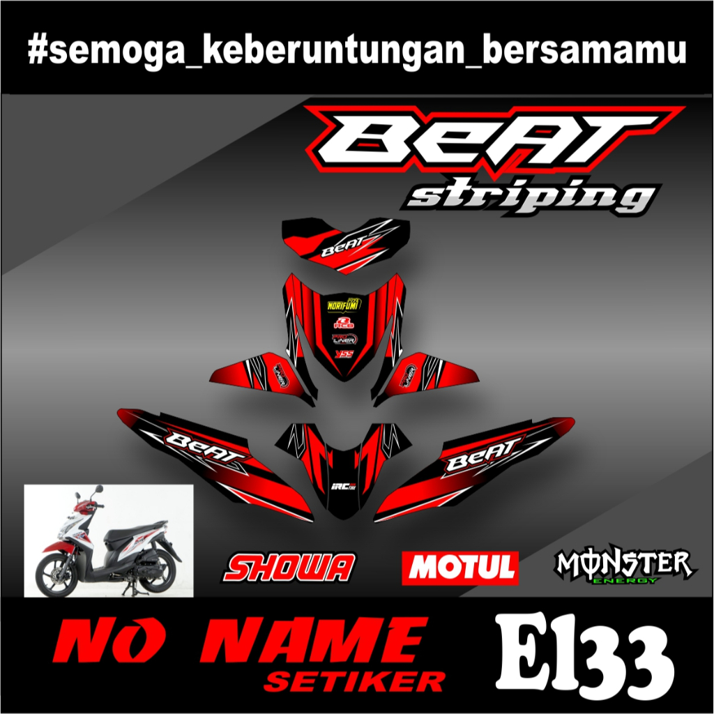 decal stiker beat fi (el33) 2013 2014 2015 stiker decal sticker