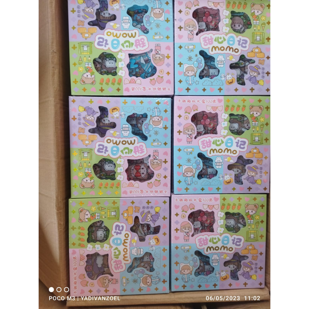

Sticker Momo Rainbow/ Sticker Rainbow isi 100 lembar