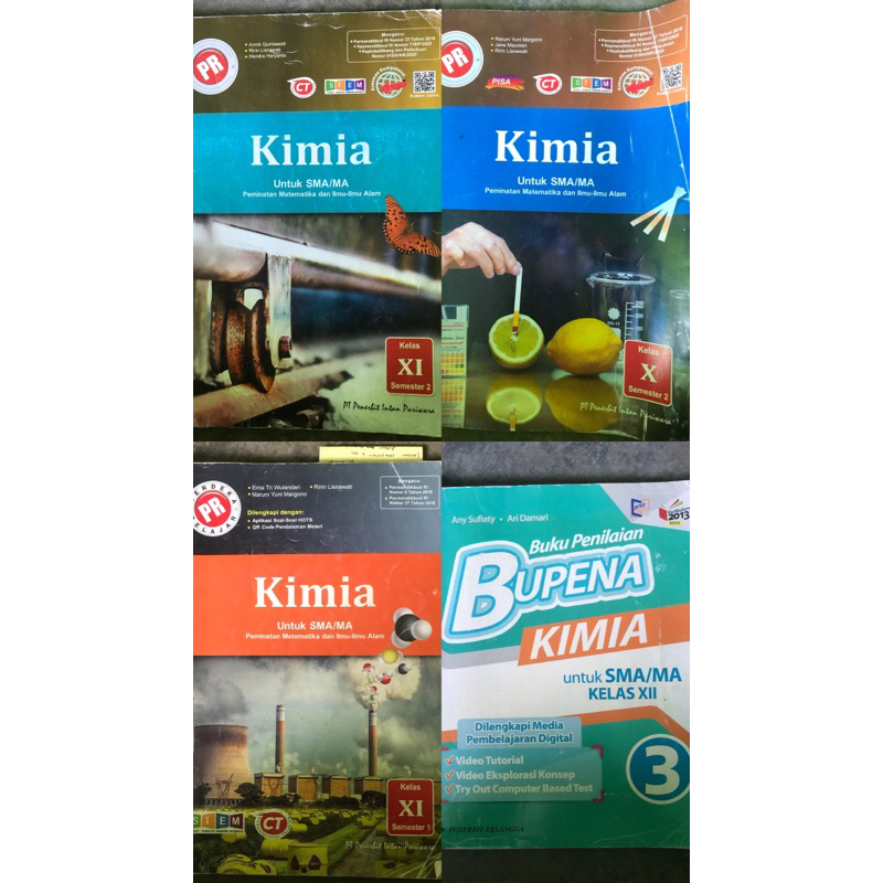 

Preloved buku kimia intan pariwara kelas 10 11