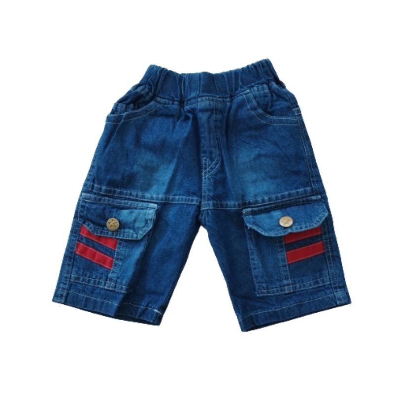 Jeans Anak Pendek Cargo 1 - 8 Tahun