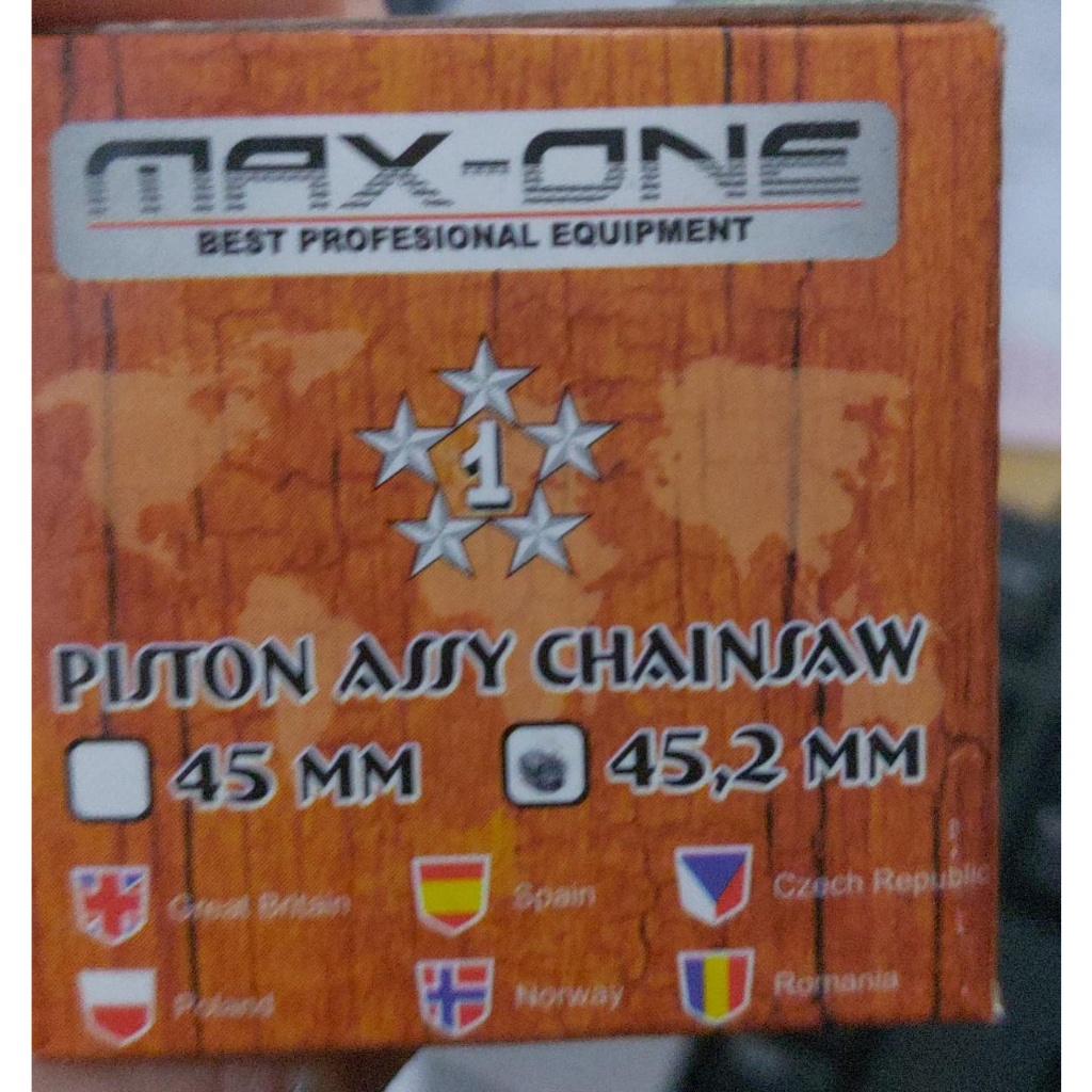 PISTON RING 45,2mm CHAIN SAW 12&quot; MAX ONE 5800 &amp; 5200 (45mm)