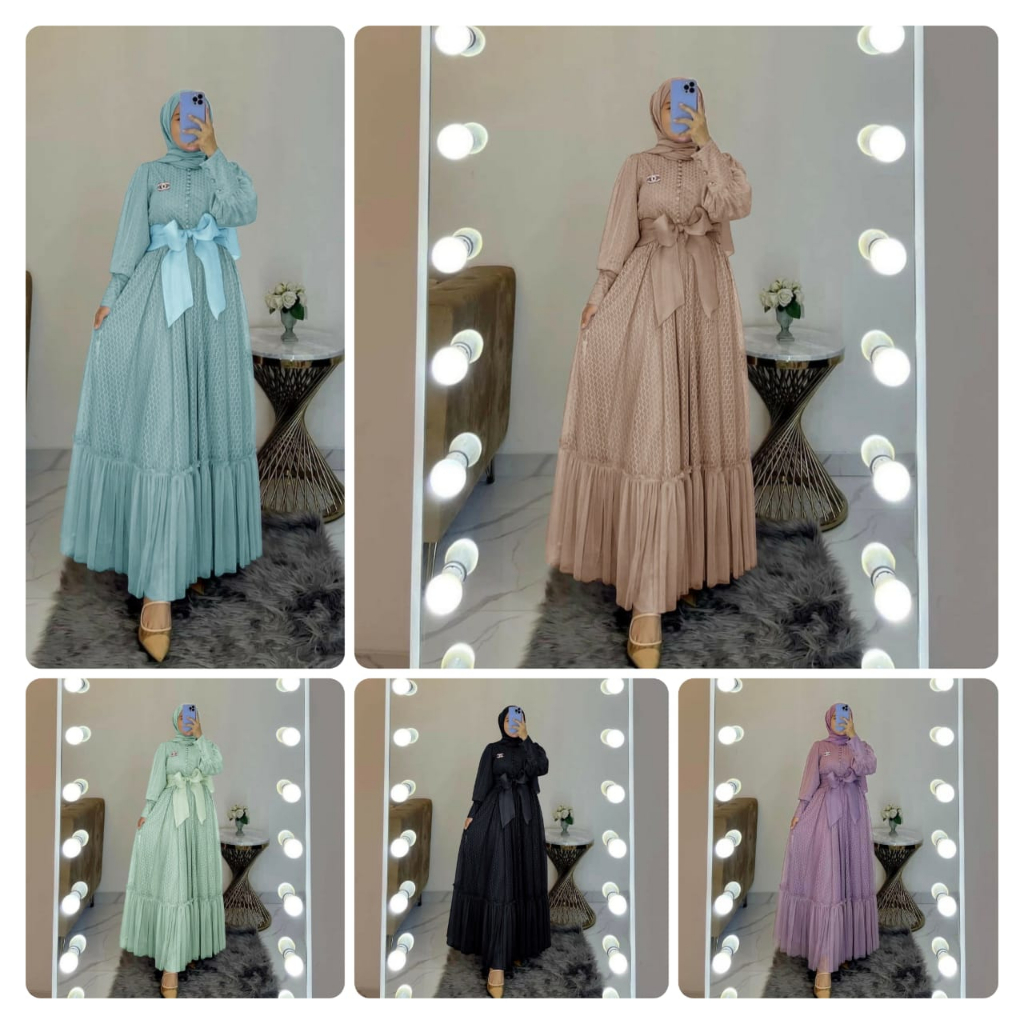 MAXY RIYANTI FASHION PAKAIAN WANITA DRESS GAMIS MAXI BUSUI EDHM