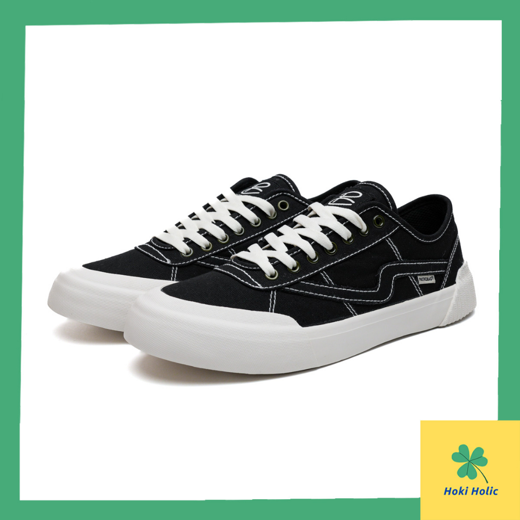 Sepatu Patrobas Equip Low Black White | Sneakers Casual Pria Wanita Patrobas Original