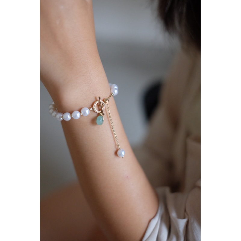 Ark.co - TREVI pearl beads bracelet gelang tangan mutiara minimalis