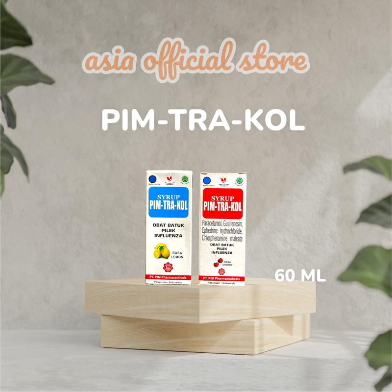 

Pimtrakol Syrup Lemon & Cherry 60 ML -Obat Batuk Pilek