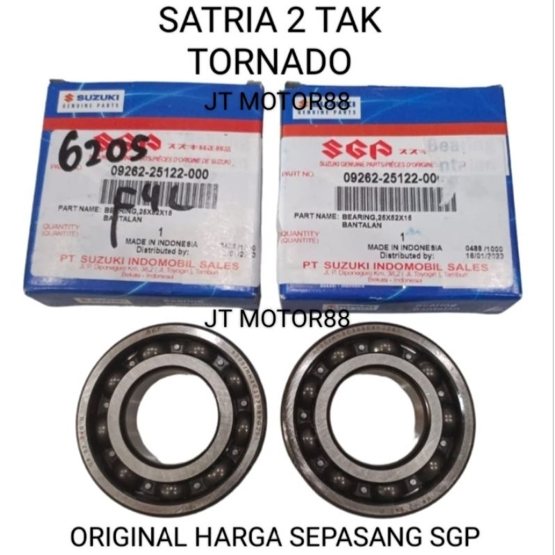 BEARING LAHAR KRUK AS KOR AS 6205 SATRIA 2 TAK TORNADO ORIGINAL SEPASANG