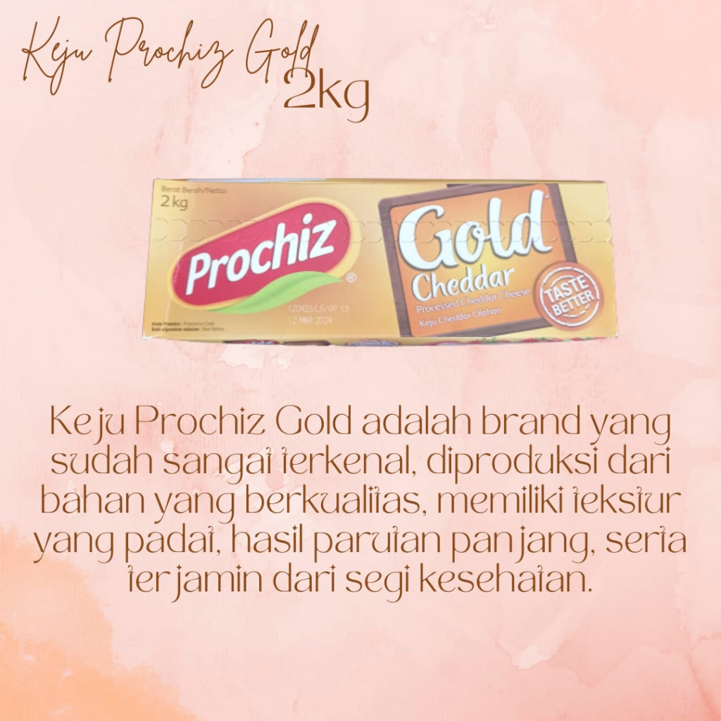 

Keju Parut/Keju Prochiz Gold 2kg