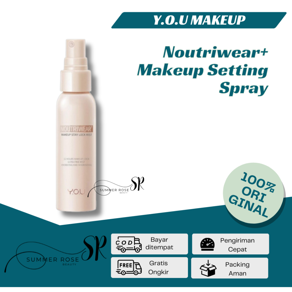SUMMERROSE - YOU NoutriWear+ Makeup Stay Lock Mist - Setting Spray 55ml