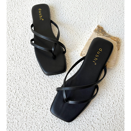 DUSHI Dion Flat - Sandal tali teplek flat wanita