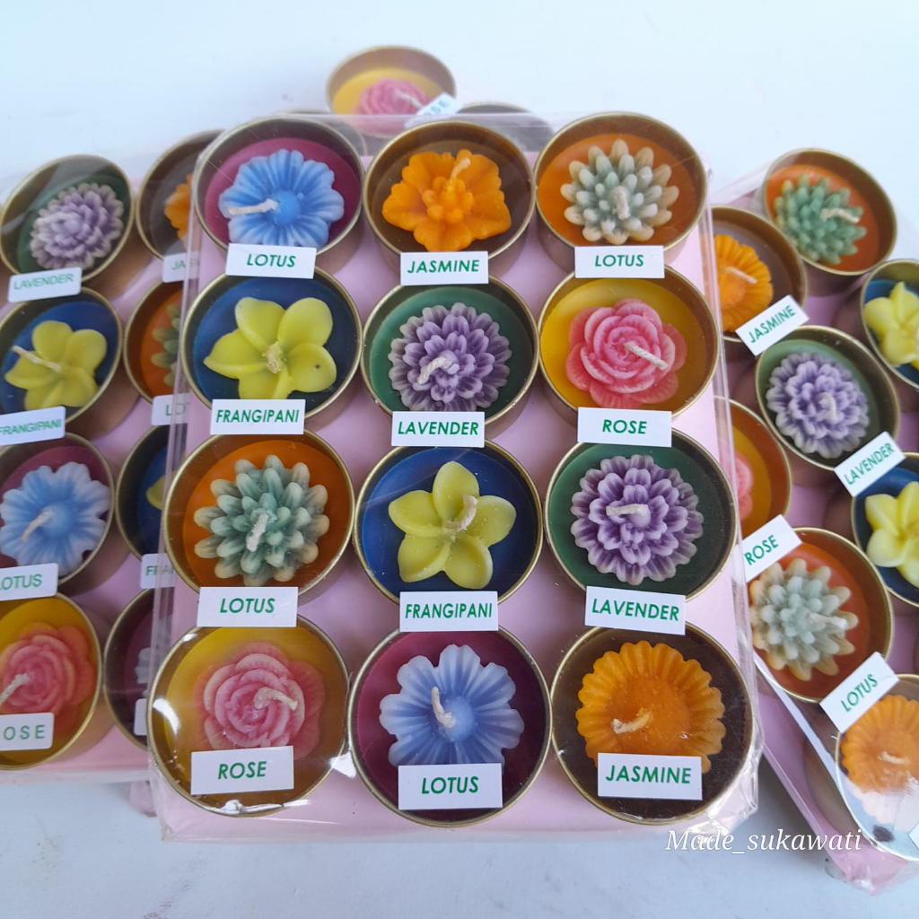 Lilin aroma terapi 1 paket isi 12pcs