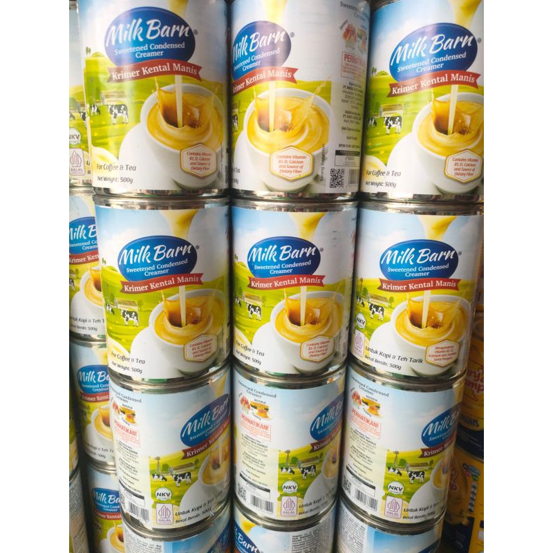 

susu kental manis milk barn 1 karton