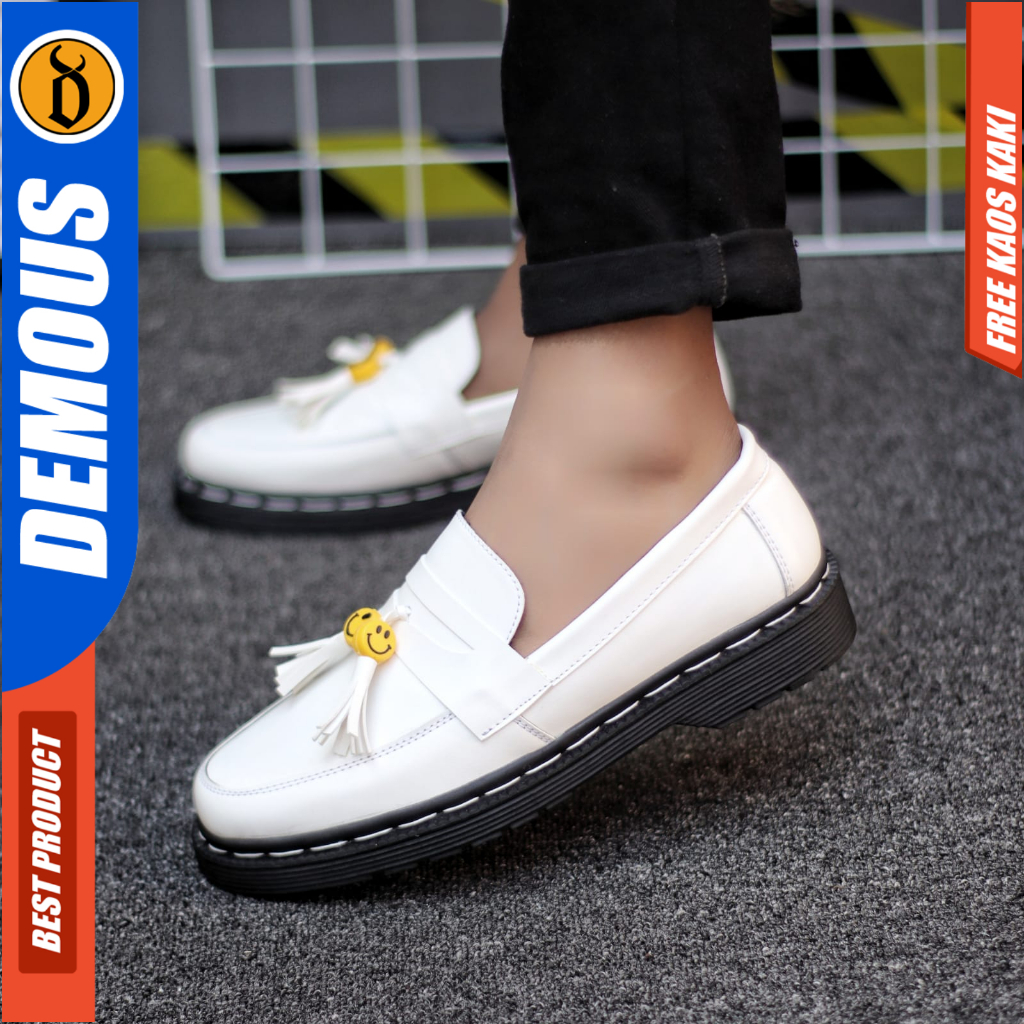 Sepatu Loafers Docmart Pantofel Formal Casual Kerja Pria