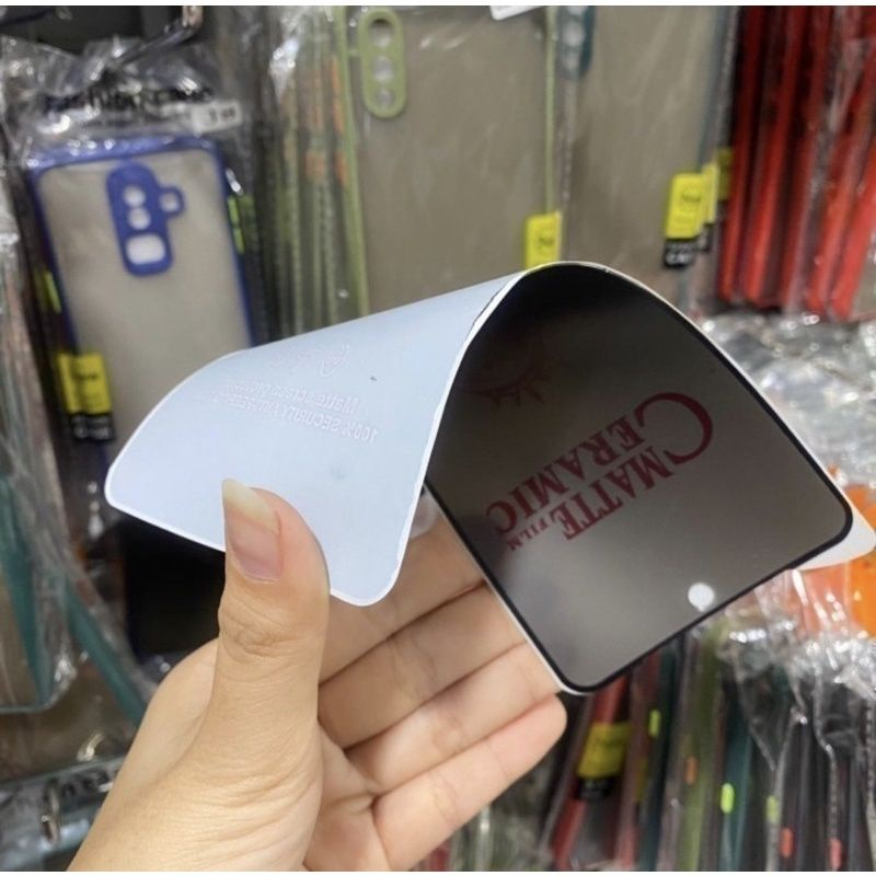 Anti gores ceramic Spy Matte Infinix Smart 7 Note 12 NFC Note 12 Pro 5G - UA