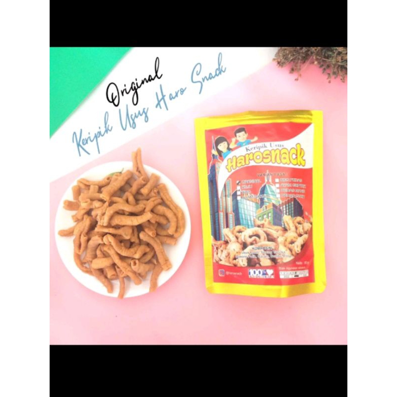 

keripik Usus Ayam 80 Gr HaroSnack / Kripsus / Kripik usus ayam crispy