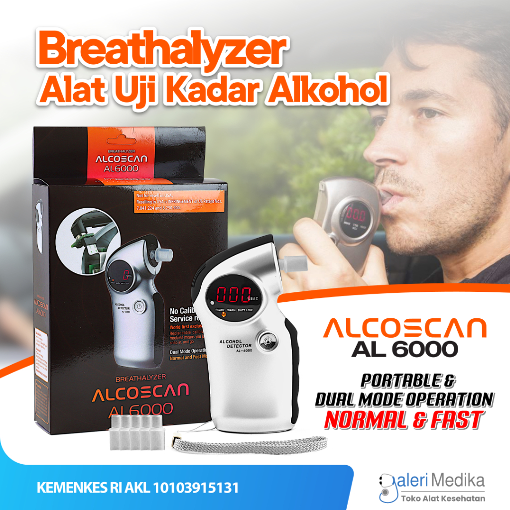 AlcoScan AL-6000 - Alat Uji Kadar Alkohol Dalam Napas