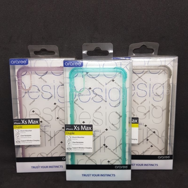Araree Duple Case Cover Case Apple iPhone Xs Max Original Resmi IBOX