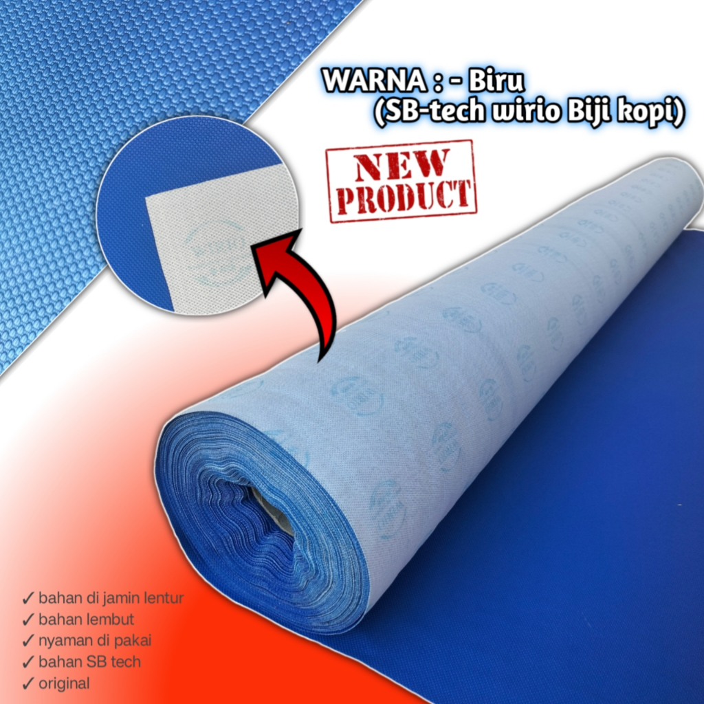 RB Kulit Jok Motor Meteran Bahan SbTech Wirio AST