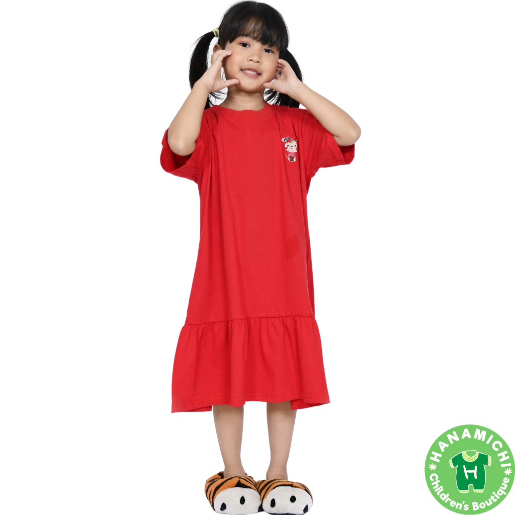 Hanamichi YASMIN Dress Anak Lengan Pendek Premium