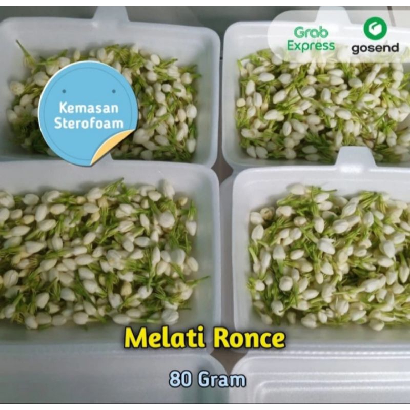 Bunga melati 100 gram melati ronce asli murah dan segar
