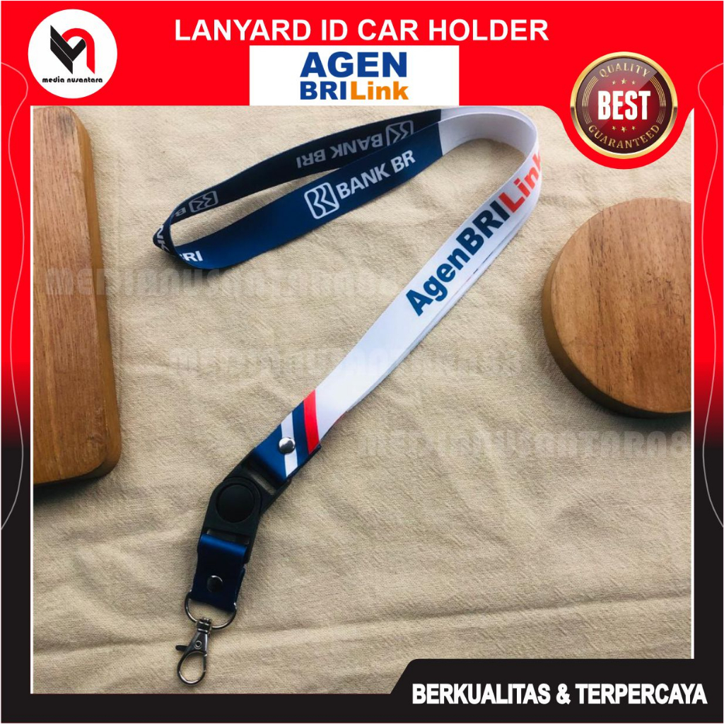 

Agen BRI LINK Tali ID Card Lanyard BRI LINK Full Colour