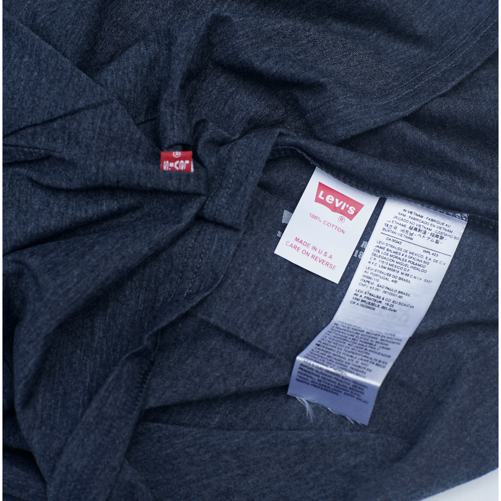 Kaos Levis Pria - Batwing Dark Grey