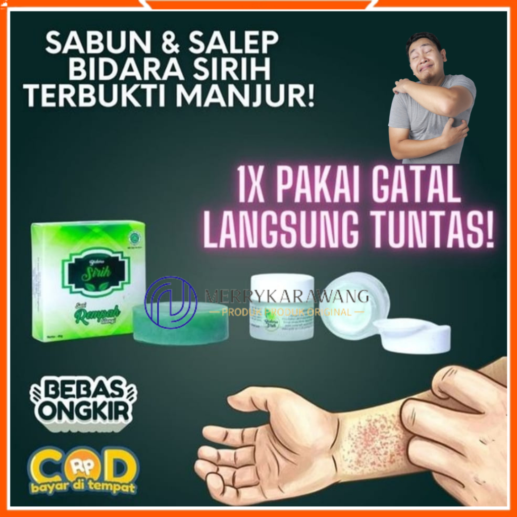 Salep sabun Bidara Sirih saleb gatal ampuh