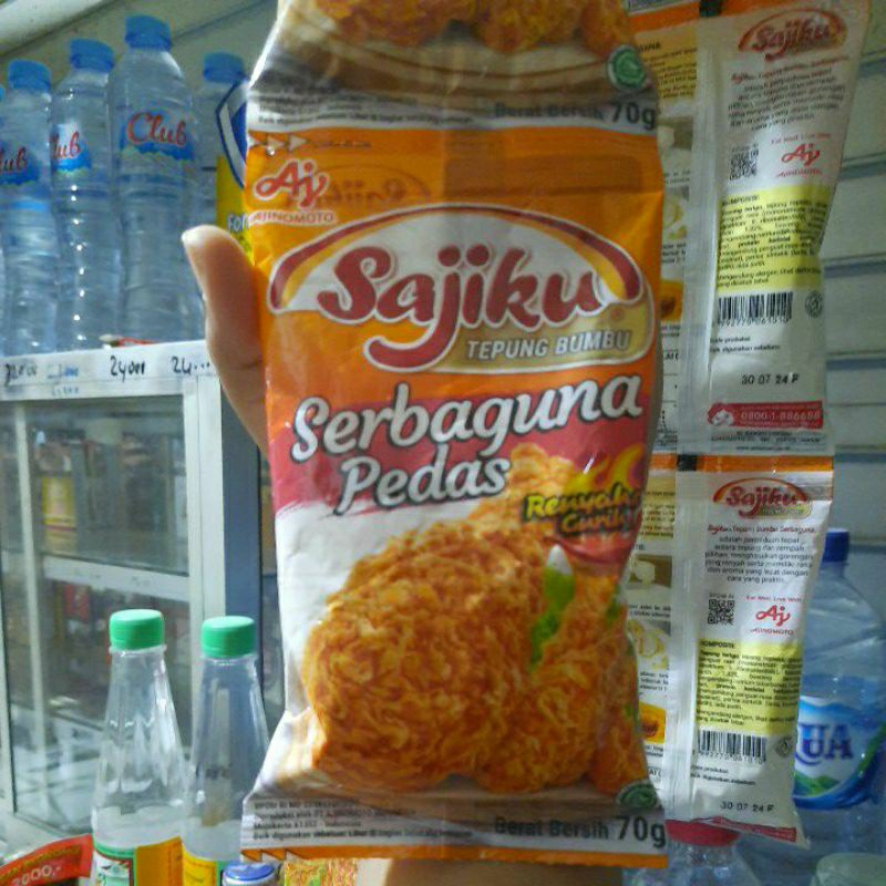 

Sajiku Tepung Serbaguna Pedas 70gr