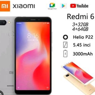 Xiaomi redmi 6 ram 3