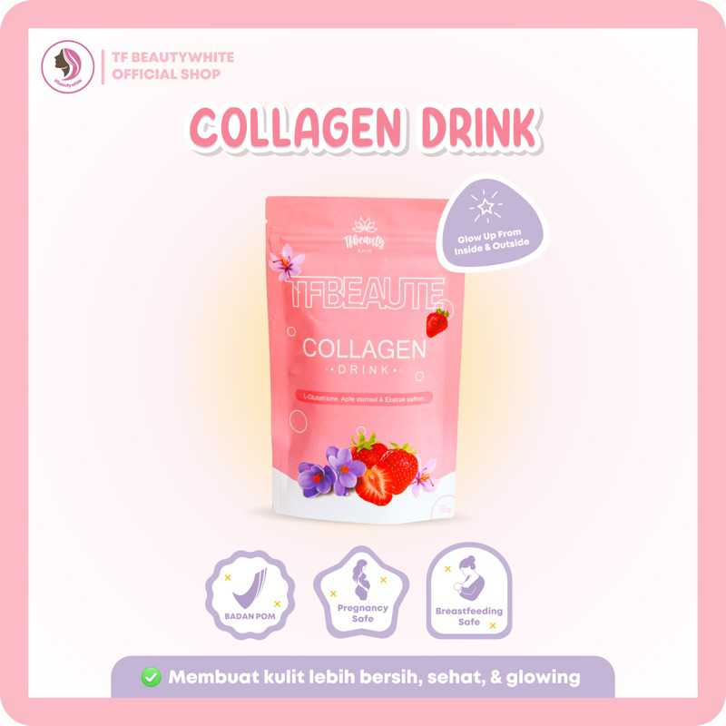Tfbeautywhite Tf Beaute Collagen Drink With Apple Stem Cell and Saffron Extract isi 200gr BPOM