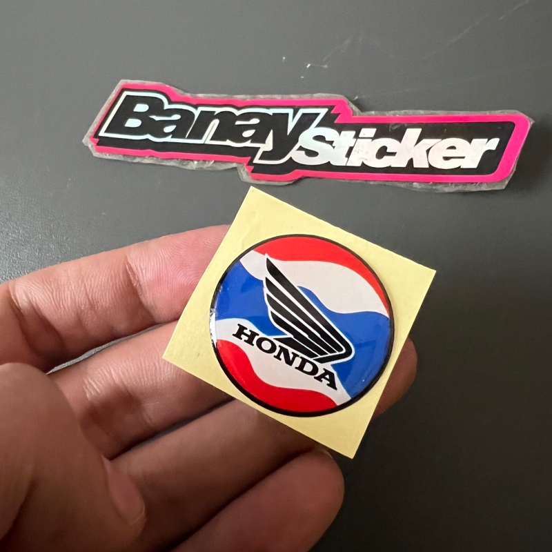 Sticker Stiker Emblem SAYAP HONDA Thailand Timbul