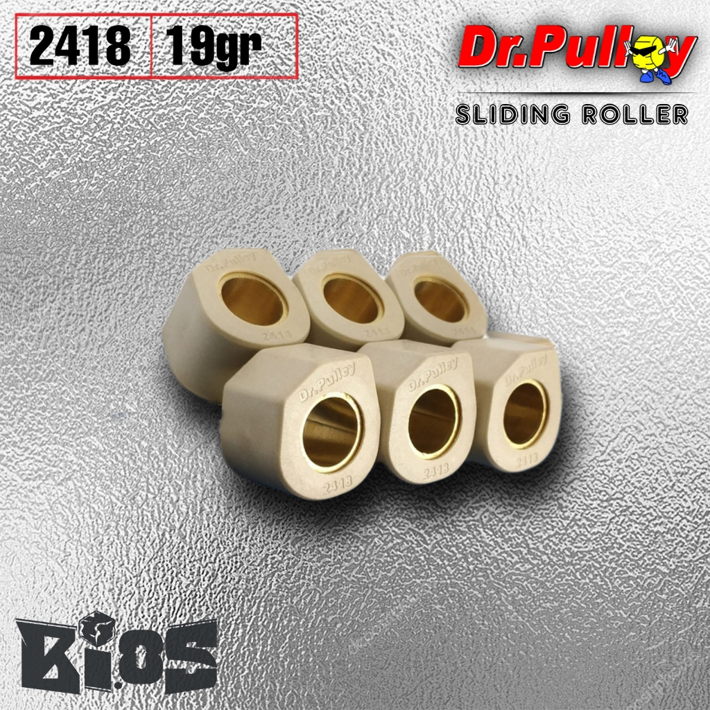 DR PULLEY 2418 SLIDING ROLLER HONDA FORZA 250cc 15gr / 17gr / 18gr / 19gr