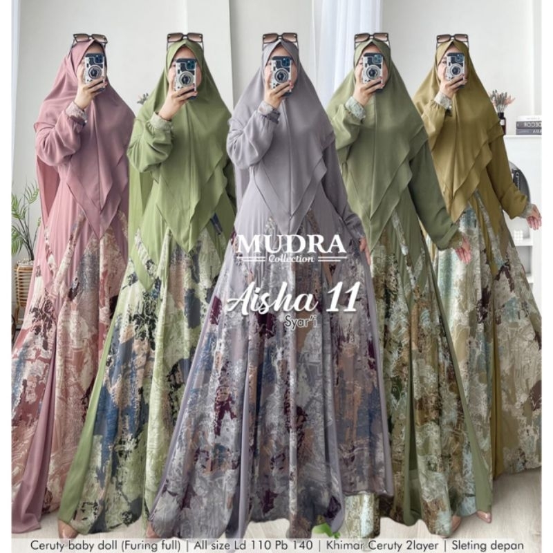 Aisha11 syari ori by mudra hijab