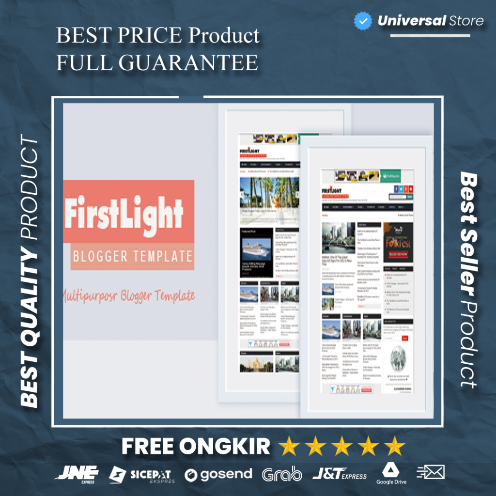 FirstLight - A Responsive Template Blogspot Blogger First Light Premium
