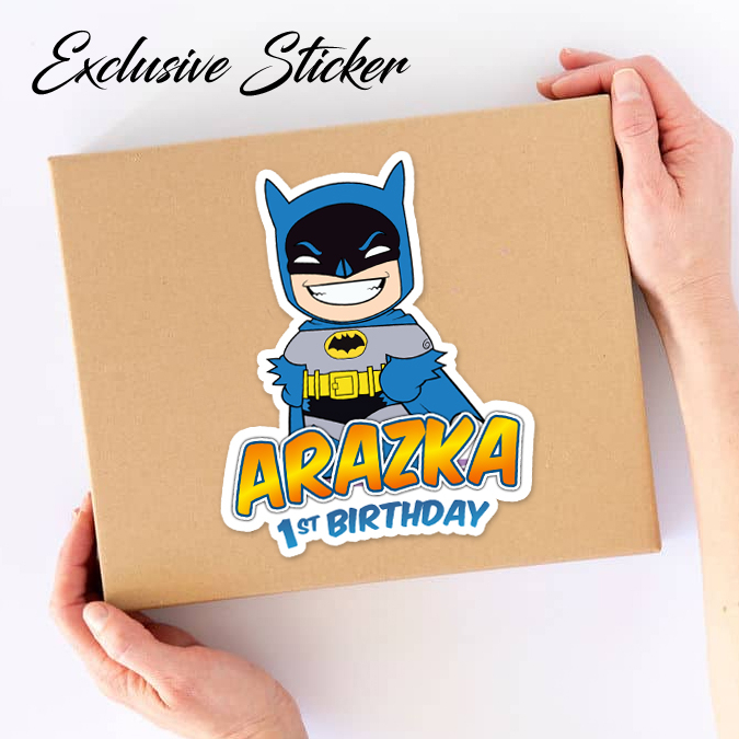 

50 STIKER / STICKER BATMAN 2-2 UTK BAG / BENTO / SOUVENIR ULTAH ULANG TAHUN