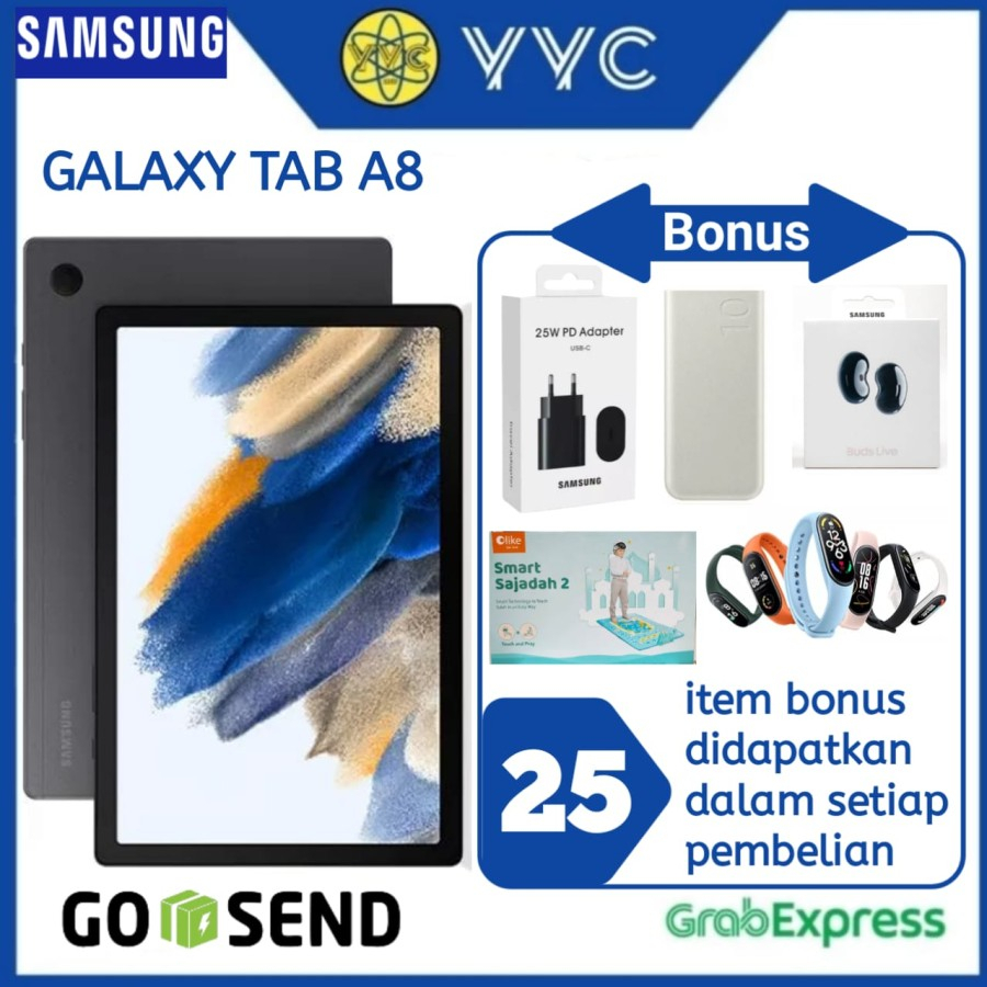 Tablet / Samsung Galaxy Tab A8 Ram 4/64GB dan Ram 4/128GB - Garansi Resmi