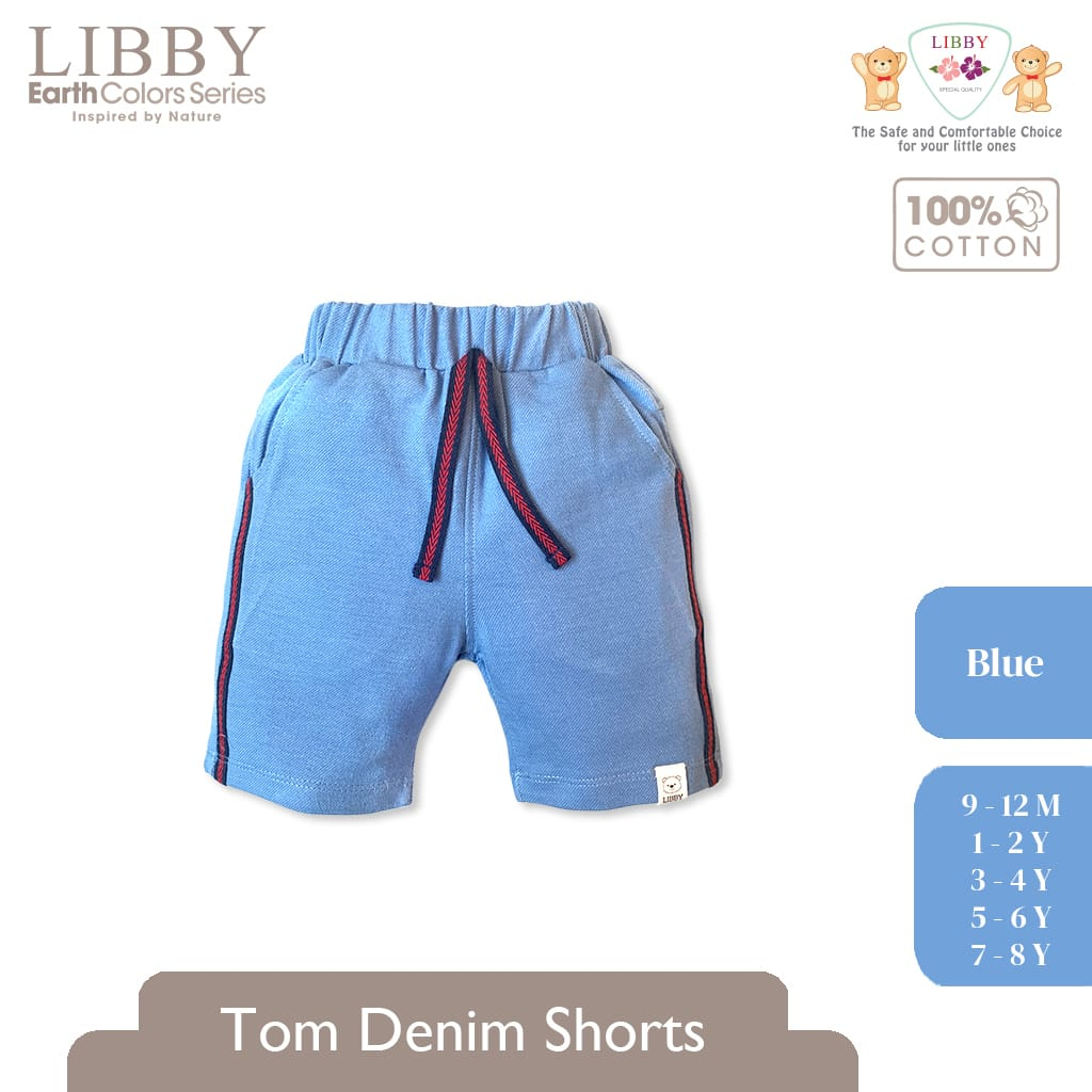 LIBBY Earth Colour Celana Tom Short Denim