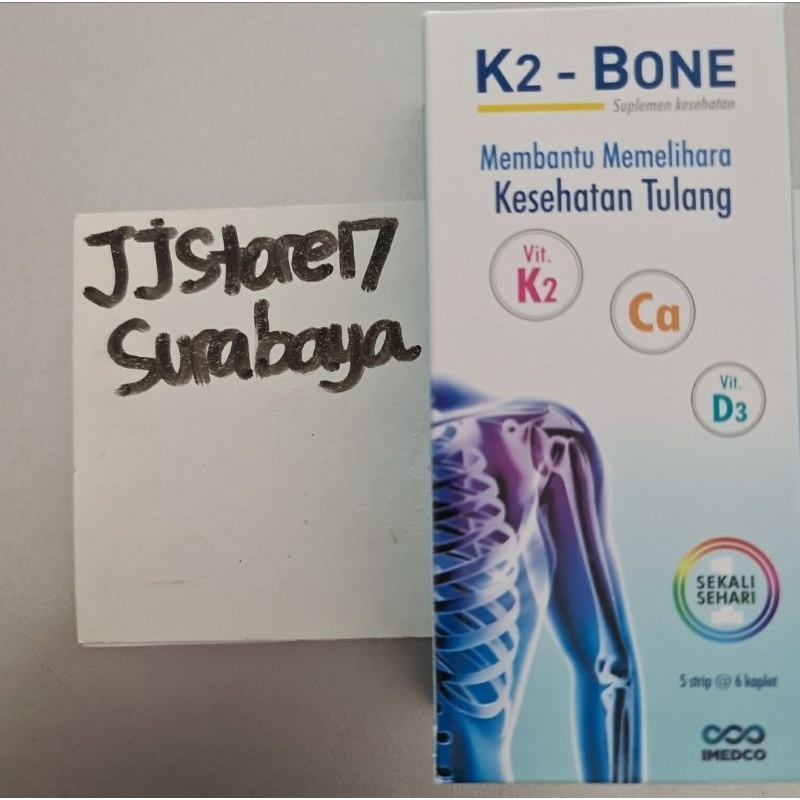 K2 Bone Imedco Box Vitamin Tulang Exp 2027