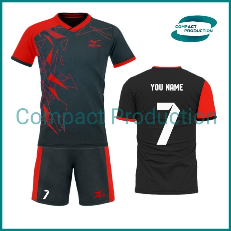 MIZUNO 13 jersey setelan olahraga bisa custom tambah nama dan nomor  bola futsal murah baju olahraga outdoor olahraga voli badminton grade orisetelan voli bulu tangkis / yenis baju olahraga pria / wanita