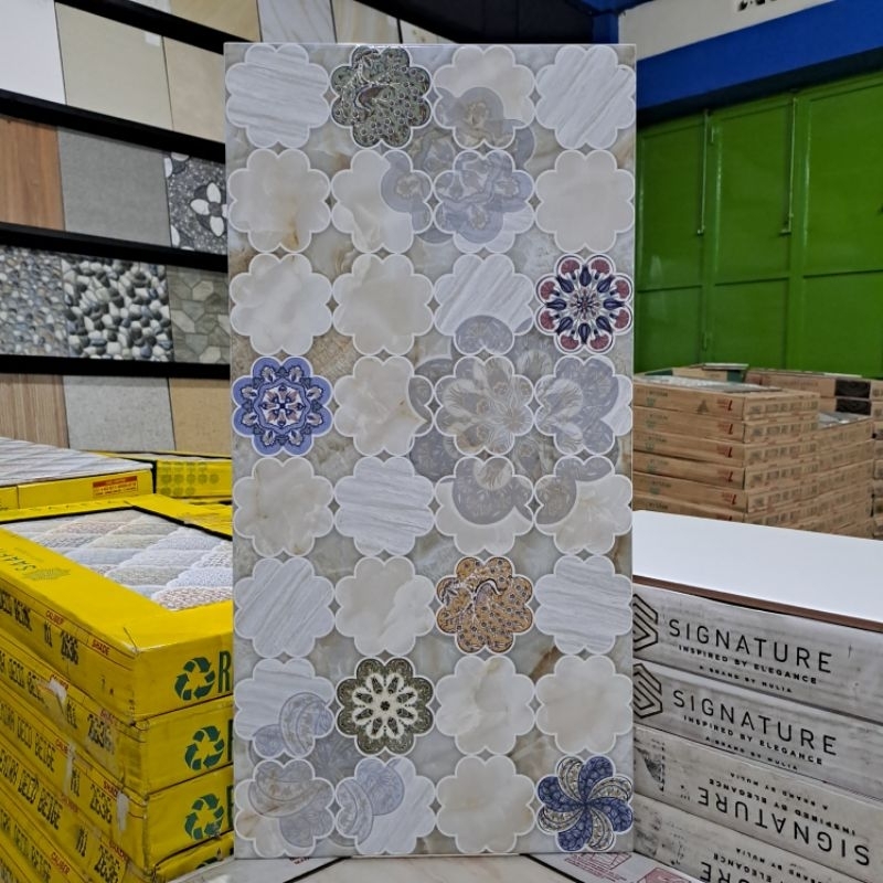 keramik dinding decoratif living room / keramik kamar mandi / keramik dqpur 30x60 DAYANA DECO BEIGE