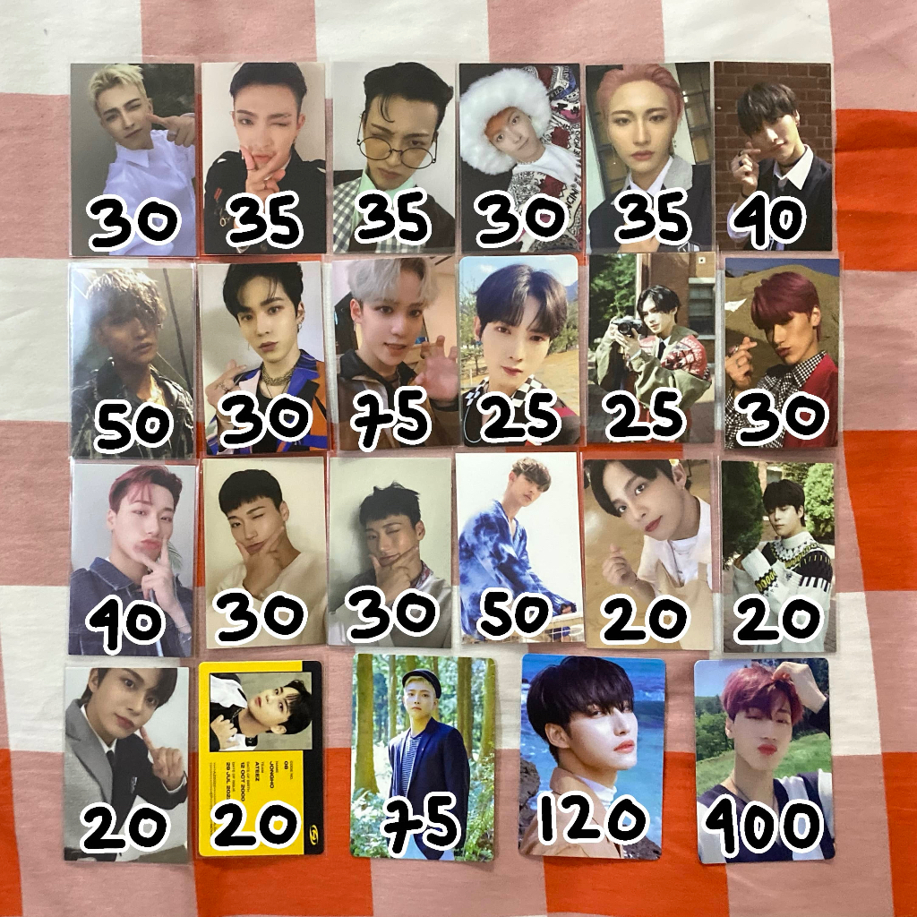 Pc ateez hongjoong seonghwa yunho yeosang san mingi jongho fever treasure oty ode to youth wave id c